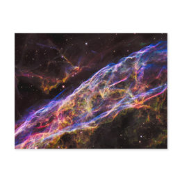 Small Ngc 6960, The Witch's Broom Nebula. Postinvitations Front View
