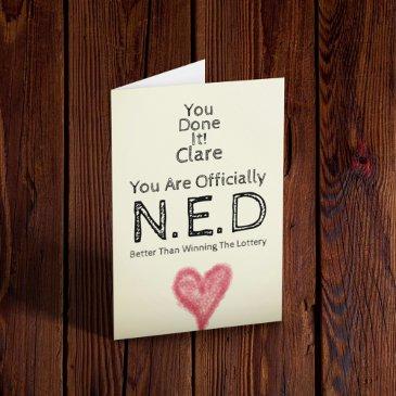 no evidence of disease customisable invitations