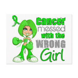 Small Non-hodgkin's Lymphoma Messed With Wrong Girl.png Postinvitations Front View