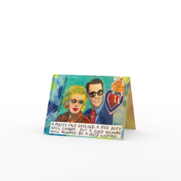 noteinvitations-a pretty face gets old, nice body invitations