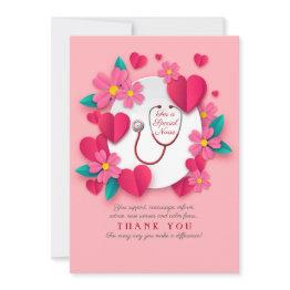 Small Nurse Appreciation Invitations Front View