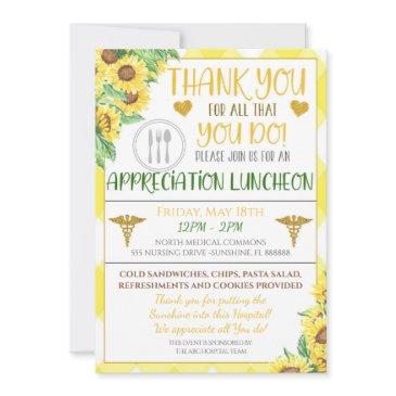 nurse appreciation luncheon invitation