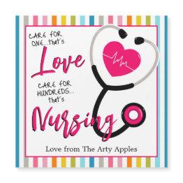 Small Nurse Thank You Magnet Front View