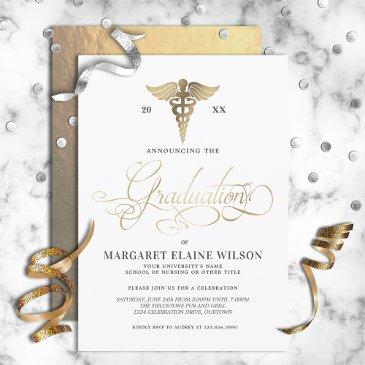 nursing school graduation party invitations