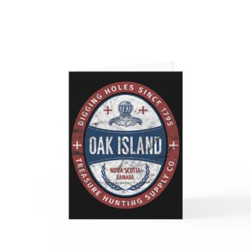 oak island treasure hunting retro templar knight t invitations