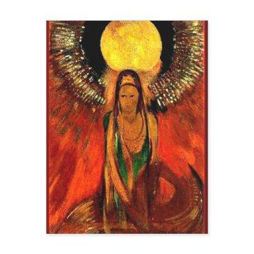 odilon redon painting, the flame (goddess of fire) postinvitations