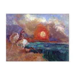 Small Odilon Redon Saint George And The Dragon Postinvitations Front View