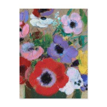 odlion redon beautiful glowing flowers cc1253 postinvitations