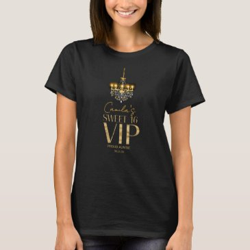 old hollywood glam sweet 16 vip auntie id1108 t-shirt