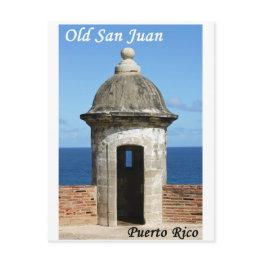 Small Old San Juan Postinvitations Front View