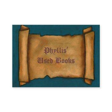 old scroll: you fill in: business or other: invitations