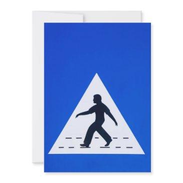 omani pedestrian crossing sign - muscat, oman invitation