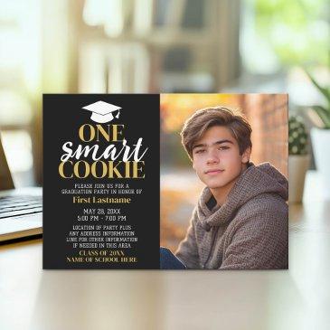 one smart cookie - graduation photo - grad invitation