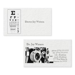 Small Optometrist Ophthalmologist Eye Destiny Destiny's Business Invitations Front View