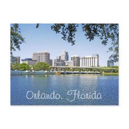 Small Orlando, Florida Viewed From Lake Lucerne Postinvitations Front View