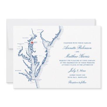 osprey point rock hall md map elegant wedding invitation