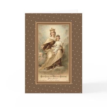 our lady of mount carmel greeting invitations