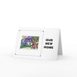 Small Our New Home Announcement Front View