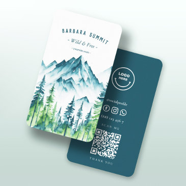 outdoor adventure travel mountain forest business invitations