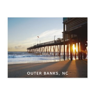 outer banks north carolina obx avalon fishing pier postinvitations