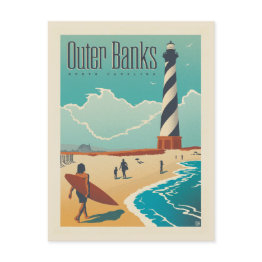 Small Outer Banks | North Carolina Postinvitations Front View