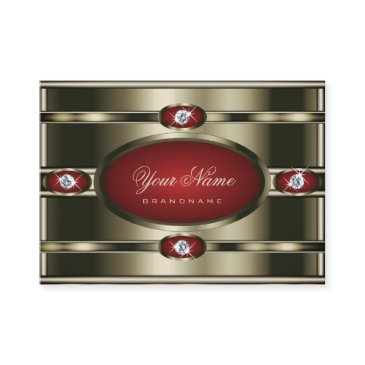 outstanding chrome effect with dark red gradient business invitations