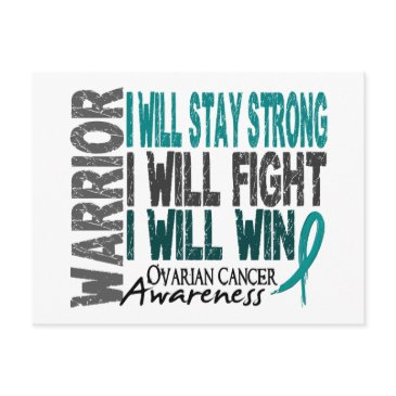 ovarian cancer warrior postinvitations