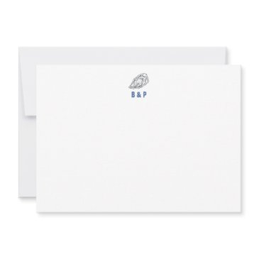oyster thank you note invitations
