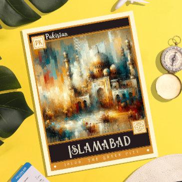 pakistan, islamabad | vintage painting postinvitations