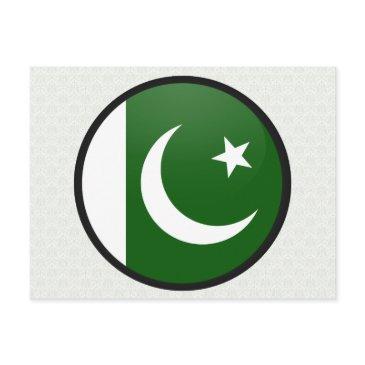 pakistan quality flag circle postinvitations
