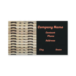 Small Pallets Wood Product Storage Transport Shelving Business Invitations Front View