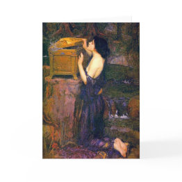 Small Pandora By John William Waterhouse Invitations Front View