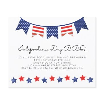 paper | simple stars bunting 4th july bbq invite