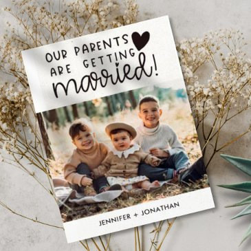 parents getting married children announcement