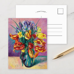 Small Parrot Tulips | Henri Manguin Postinvitations Front View
