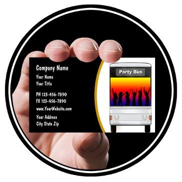 party bus rental business invitations