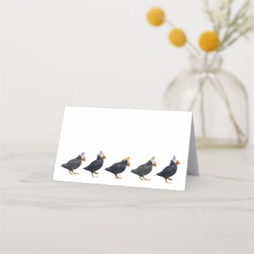 party puffins birthday place invitations