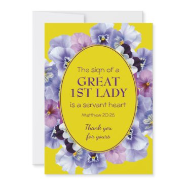 pastor appreciation | 1st lady | floral thank you