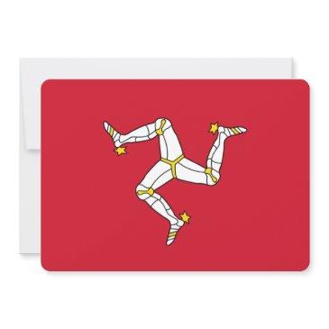 patriotic invitations with isle of man flag