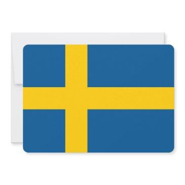 patriotic invitations with sweden flag