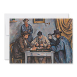 Small Paul Cezanne - The Invitations Players Front View