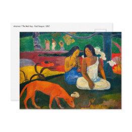Small Paul Gauguin - Arearea / The Red Dog Postinvitations Front View