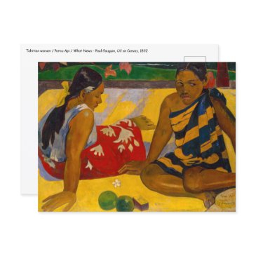 paul gauguin - tahitian women / parau api postinvitations