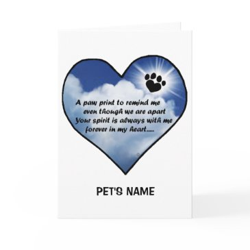 pawprint memorial poem invitations