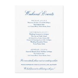 Small Peaks Island Collection Weekend Events Wedding Enclosure Invitations Front View