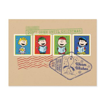 peanuts | don't open until christmas holiday postinvitations