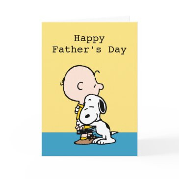 peanuts | happy father's day hug holiday invitations