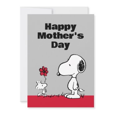 peanuts | happy mother's day flower holiday invitations