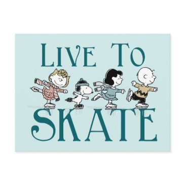 peanuts | live to skate postinvitations