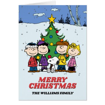 peanuts merry christmas | add your photo & name